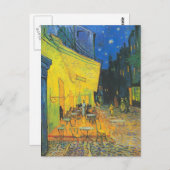 Van Gogh Café Terras Franse straatbeeld Briefkaart (Voorkant / Achterkant)