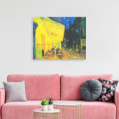 Van Gogh Café Terras Franse straatbeeld Canvas Afdruk (Insitu (Woonkamer))