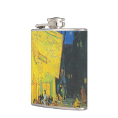 Van Gogh Café Terras Franse straatbeeld Heupfles (Links)