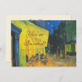 Van Gogh Café Terras Franse straatbeeld Kaart (Voorkant / Achterkant)