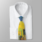 Van Gogh Café Terras Franse straatbeeld Stropdas (Gebonden)