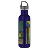 Van Gogh Café Terras Franse straatbeeld Waterfles (Achterkant)