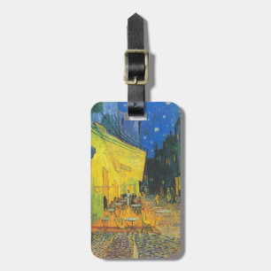 Van Gogh Café Terras Franse Straatscène Bagagelabel