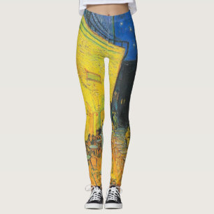 Van Gogh Café Terras Franse Straatscène Leggings