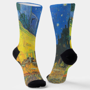 Van Gogh Café Terras Franse Straatscène Sokken
