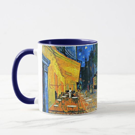 Van Gogh - Caféterras, beroemd schilderij Mok (Links)