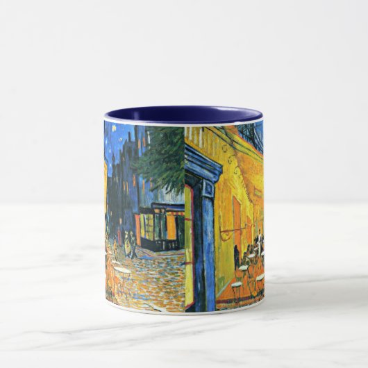 Van Gogh - Caféterras, beroemd schilderij Mok (Midden)