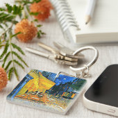 Van Gogh - Caféterras,  Sleutelhanger (Voorkant Rechts)