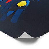 van Gogh Cat Art Poster (Hoek)