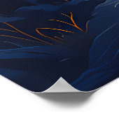 van Gogh Cat Art Poster (Hoek)