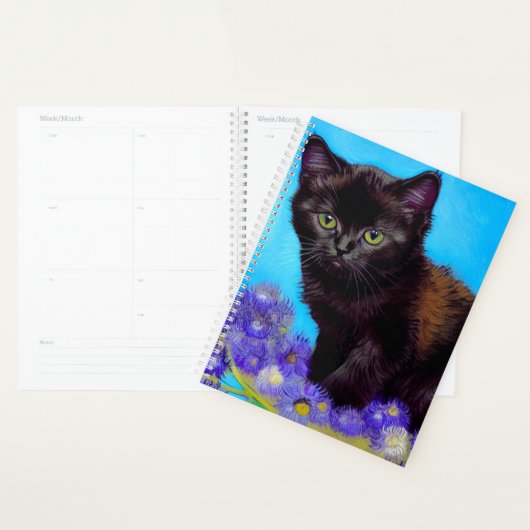 Van Gogh Chat et fleurs (Devant avec enveloppe)