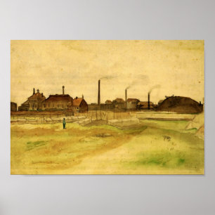 Van Gogh - Coalmine in het Borinage Poster
