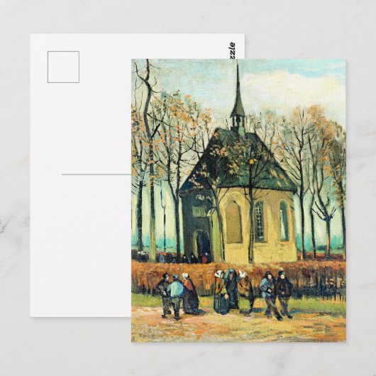 Van Gogh - Congregatie, Gereformeerde Kerk Briefkaart (Voorkant / Achterkant)