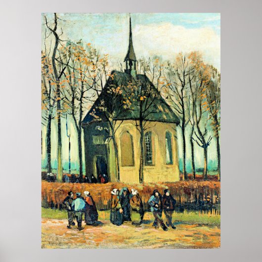 Van Gogh - Congregatie, Gereformeerde Kerk Poster (Voorkant)