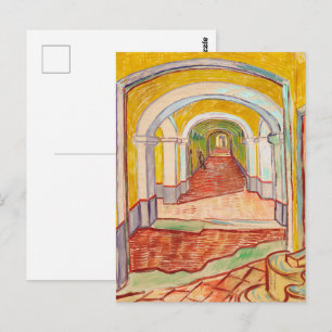 Van Gogh Corridor Asiel Gele Impressionistische Ku Briefkaart