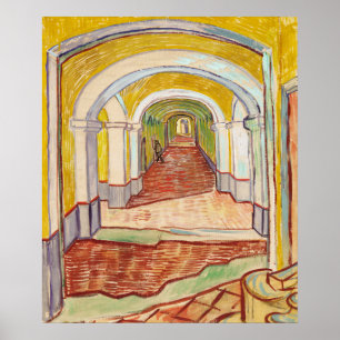 Van Gogh Corridor Asiel Gele Impressionistische Ku Poster