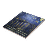 Van Gogh Courage Quote Tegeltje (Zijkant)