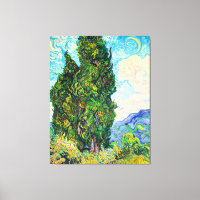 Van Gogh - Cypresses, 1889 fijn kunstschilderij