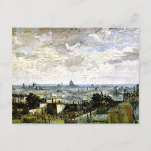 Van Gogh - Daken van Parijs Briefkaart