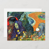 Van Gogh - Dames van Arles, Briefkaart (Voorkant / Achterkant)