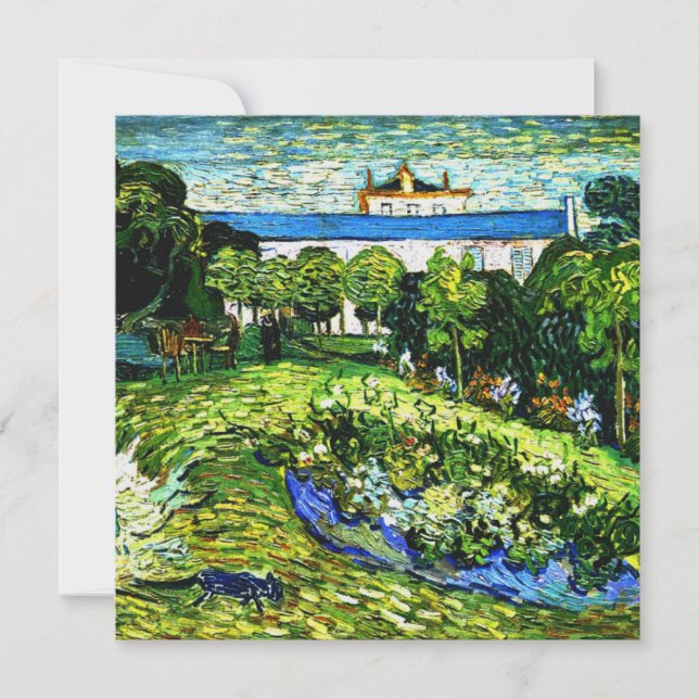 Van Gogh - Daubigny's Garden, beroemd schilderij, (Voorkant)