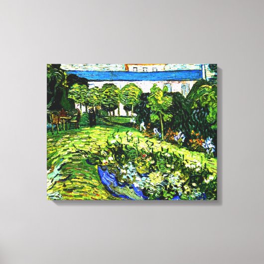 Van Gogh - Daubigny's Garden, beroemd schilderij, Canvas Afdruk (Voorkant)