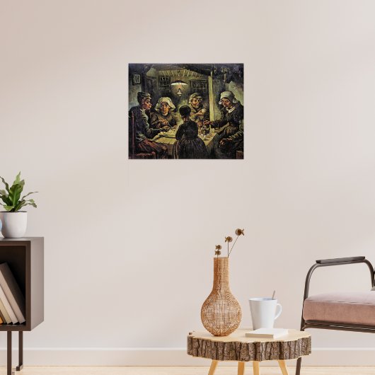 Van Gogh - De Aardappel Eters Poster (Woonkamer 3)