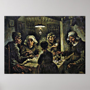 Van Gogh - de aardappeleters Poster