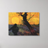 Van Gogh; de boerenboer Canvas Afdruk (Voorkant)