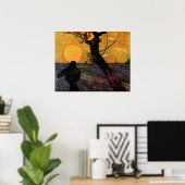 Van Gogh; de  boerenboer Poster (Thuiskantoor)