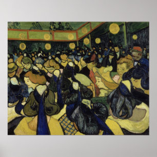 Van Gogh - De danszaal in Arles Poster