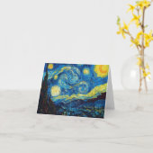 Van Gogh de Kaart van de Nota van de Sterrennacht (Gele Bloem)
