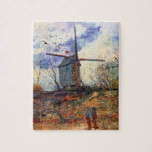 Van Gogh - De molen Le Moulin de la Galette Legpuzzel