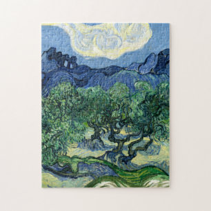 Van Gogh De olijfbomen landschapschildering Legpuzzel