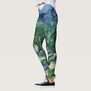 Van Gogh De olijfbomen Landschapsschilderij Leggings