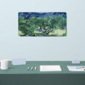 Van Gogh De olijfbomen Landschapsschilderij Spandoek (Beurs)