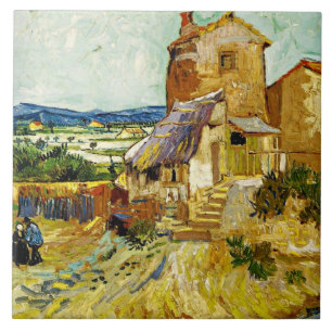 Van Gogh - De oude Mill Tegeltje
