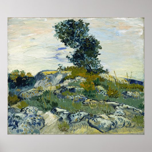 Van Gogh - De Rotsen Poster (Voorkant)