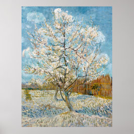 Van Gogh, de roze perzikboom, 1888 Poster