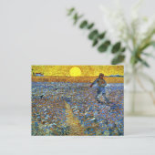 Van Gogh - De Sower Briefkaart (Staand voorkant)