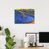 Van Gogh - De Sower Outskirts van Arles Poster (Thuiskantoor)