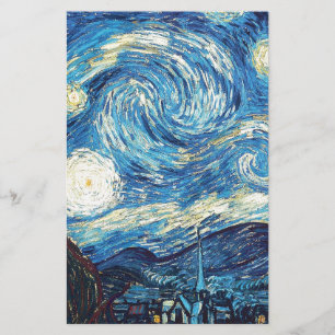 van gogh de sterrennacht 1889  Kunst Briefpapier