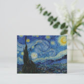 Van Gogh De Sterrennacht Briefkaart (Staand voorkant)