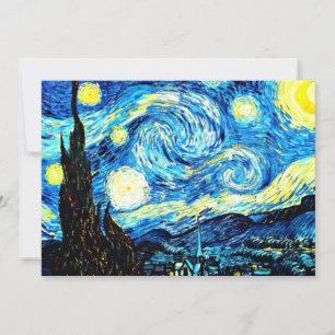 Van Gogh - De sterrennacht Kaart