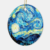 Van Gogh, De sterrennacht, Keramisch Ornament (Links)
