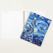 Van Gogh - de Sterrennacht - Witte kerstpost Planner (Display)