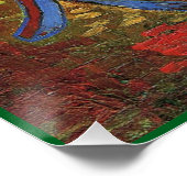 Van Gogh - De stoel van Paul Gauguin Perfect Poster (Hoek)