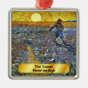 Van Gogh - De Zaaier Metalen Ornament