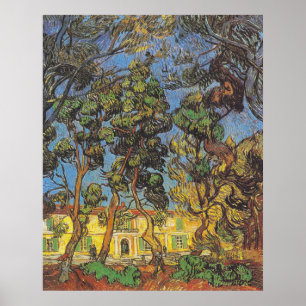 Van Gogh Dennenbomen - Klassieke Tuinkunst Poster