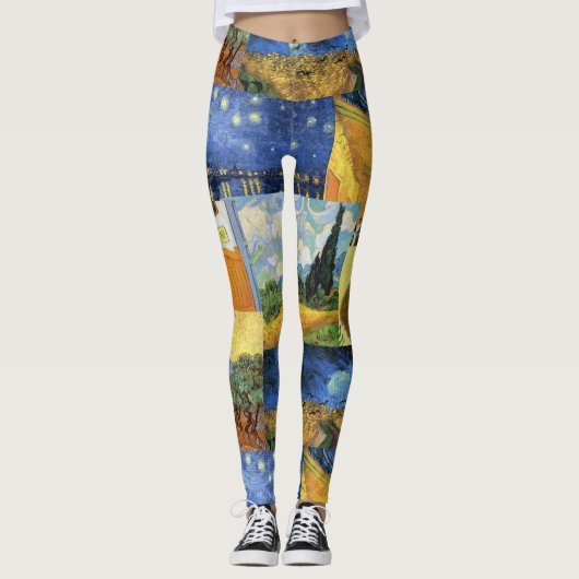 Van Gogh Dream Paintings Art Leggings (Voorkant)